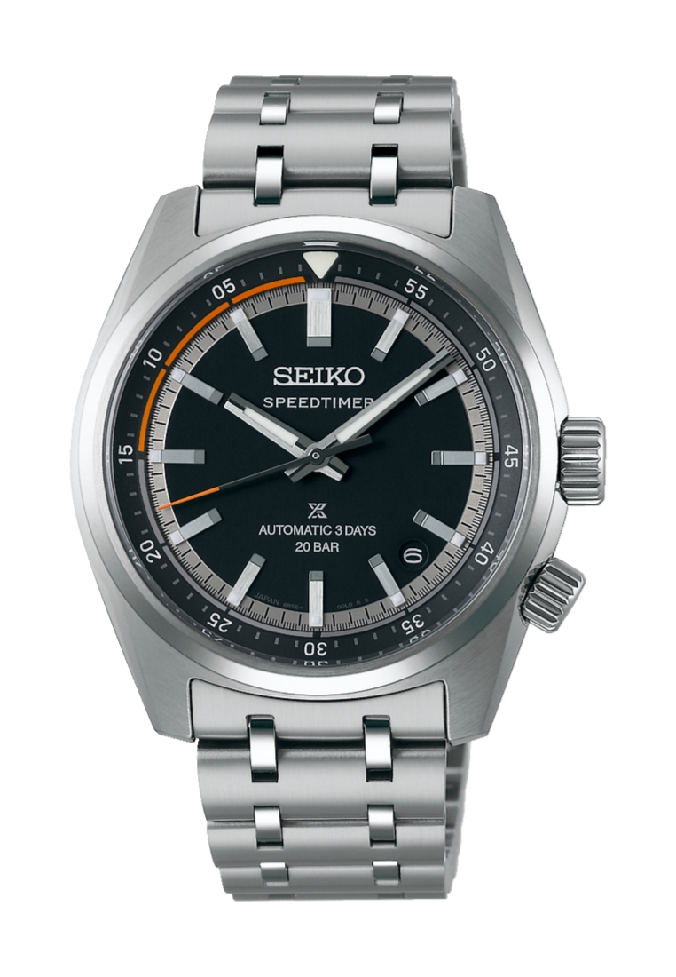 Seiko Seiko Prospex Speedtimer 6R ‘Compact Countdown’ In Black-Grey Contrast Automatic 3 Days Watch 