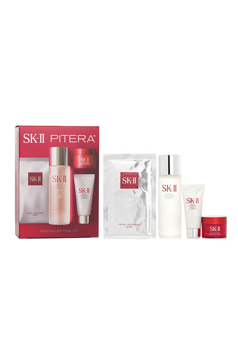 SK-II SK-II - Best Seller Trial Kit: Facial Treatment Ess. 75ml+Facial Treatment Cleanser 20g+SKINPO