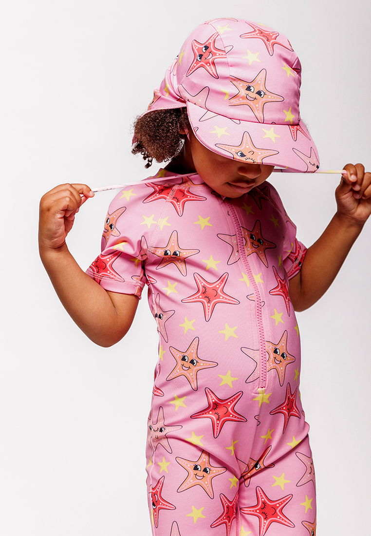 Smafolk UV50 sun hat with starfish