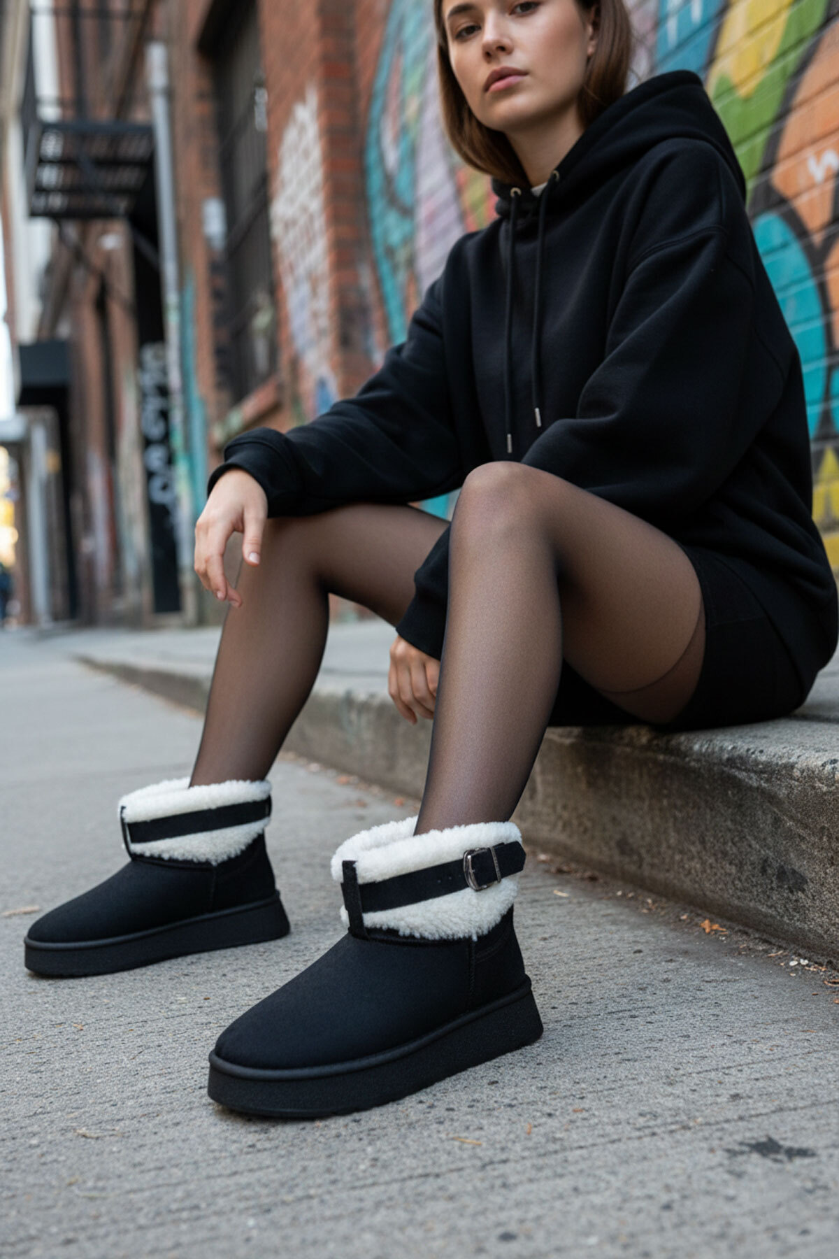 Soho Black Suede Women'S Boots & Booties 21187