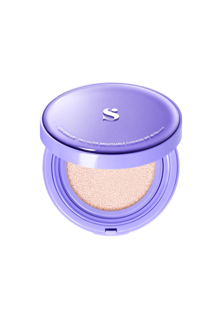 Somethinc Coverblur Pro Filter Breathable Cushion SPF 40 PA++++ - C03 Eclair