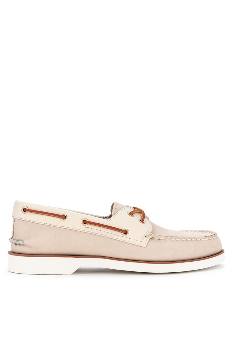 Sperry Men's Authentic Original™ 2-Eye Double Sole Boat Shoe Mixed Cream