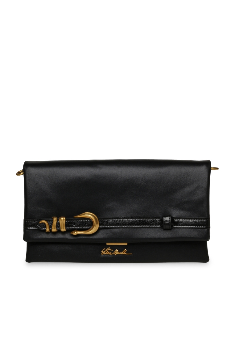 Steve Madden BFRESH BLACK/GOLD CLUTCH BAG