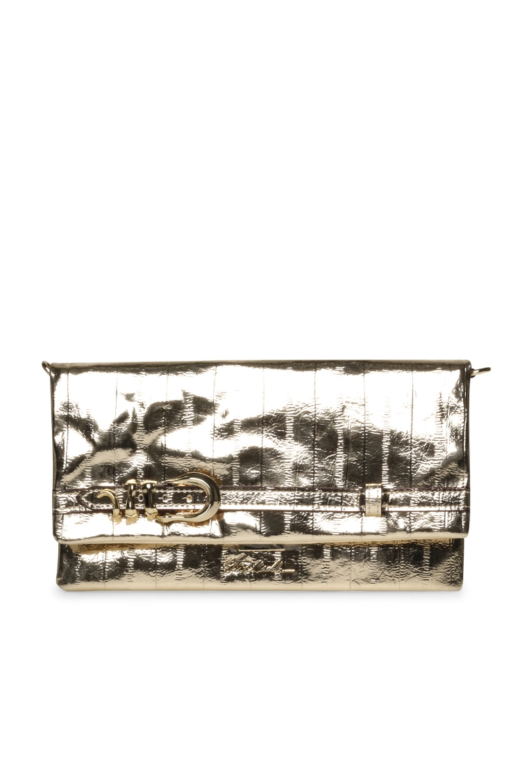 Steve Madden BFRESH-E GOLD CLUTCH BAG