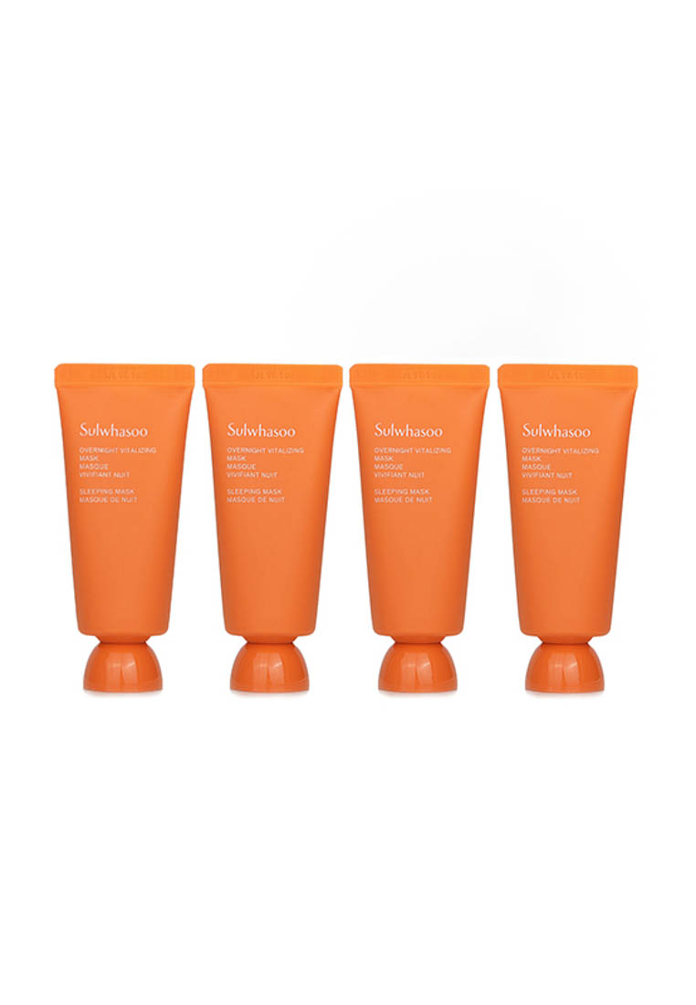 Sulwhasoo SULWHASOO - 【Super Saver Pack】Overnight Vitalizing Mask (Miniature) x4 35ml/1.18oz x4