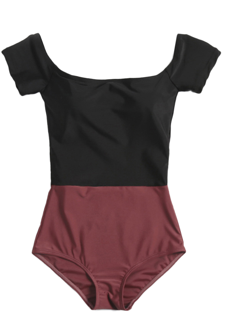 Sunnydaysweety Sexy One-Piece Neckline Gathered One-Piece Swimsuit A21071408