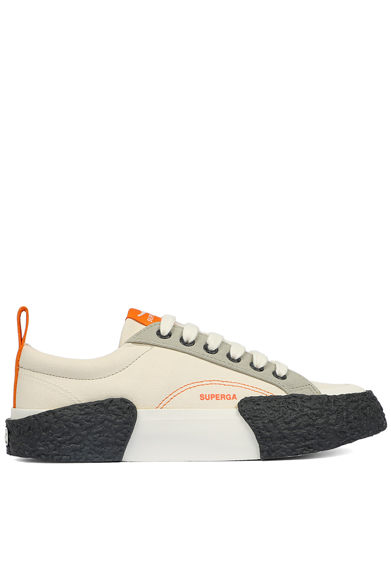 Superga Superga 2660 Stripe Big Bumpers Block Beige Gesso Grey Magnet