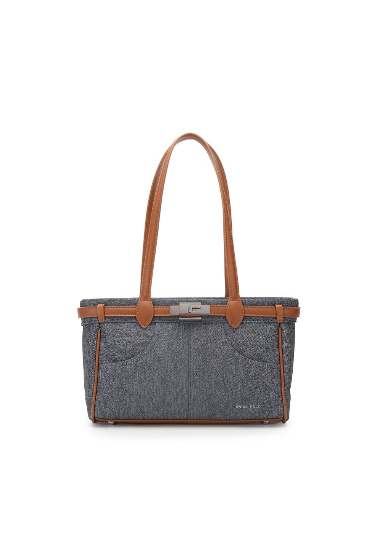 Swiss Polo Women's Tote Bag / Shoulder Bag - Blue Jeans