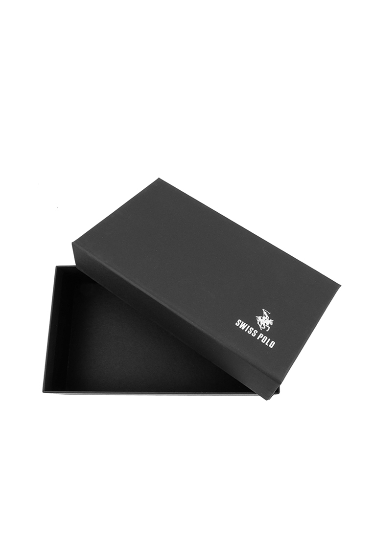 Swiss Polo Premium Long Wallet Box - Black