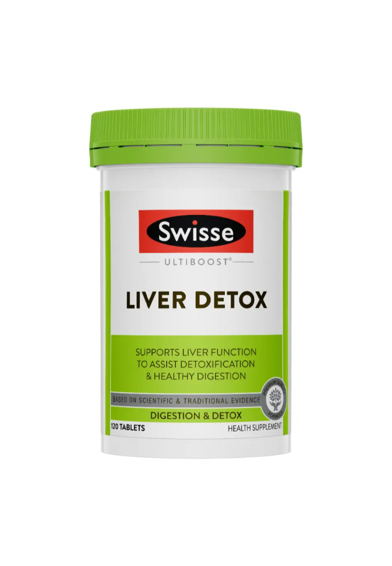 SWISSE SWISSE- Ultiboost Liver Detox Supplement 120 Capsules
