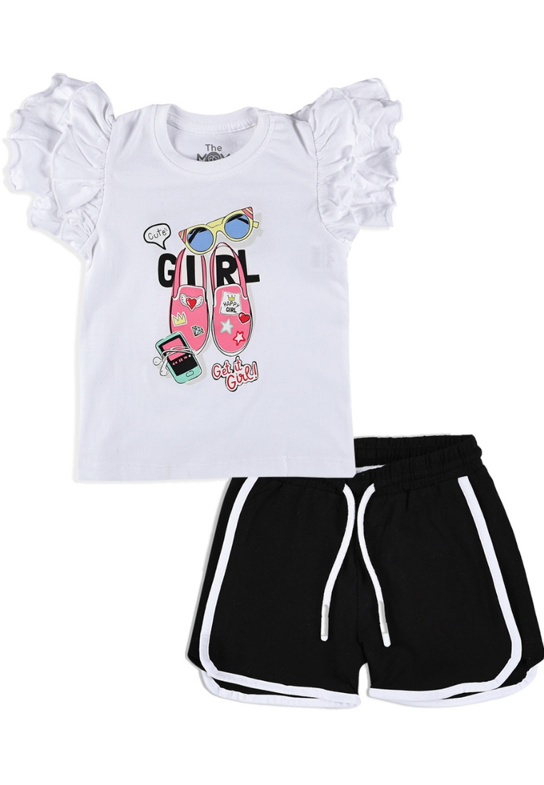 THE MOM STORE Get It Girl Top And Shorts Set