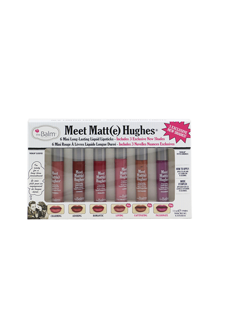 TheBalm THEBALM - Meet Matt(e) Hughes 6 Mini Long Lasting Liquid Lipsticks Kit - Vol. 3 6x1.2ml/0.04