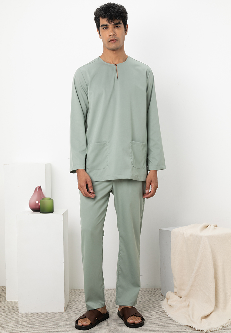 THIRTY3.SIX Teluk Belanga Easy Iron Baju Melayu Top