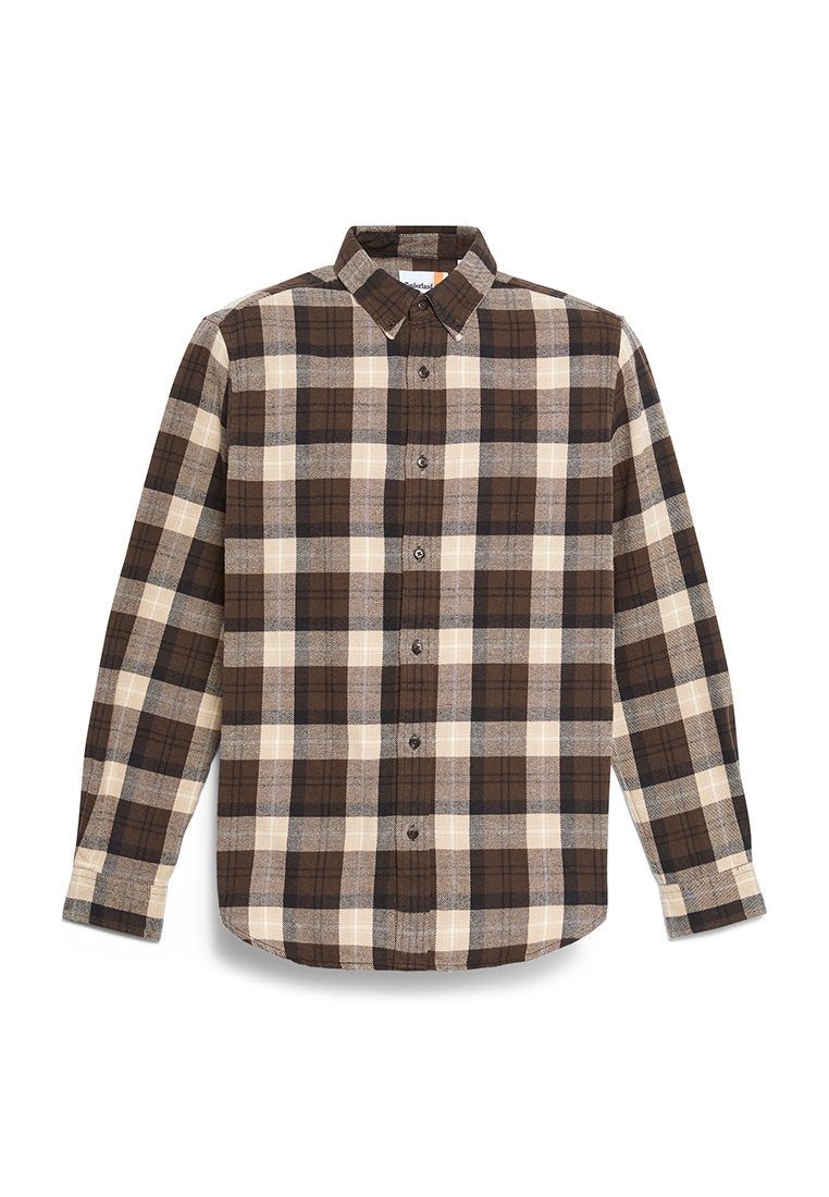 Timberland Men's Midweight Flannel Checkered Shirt