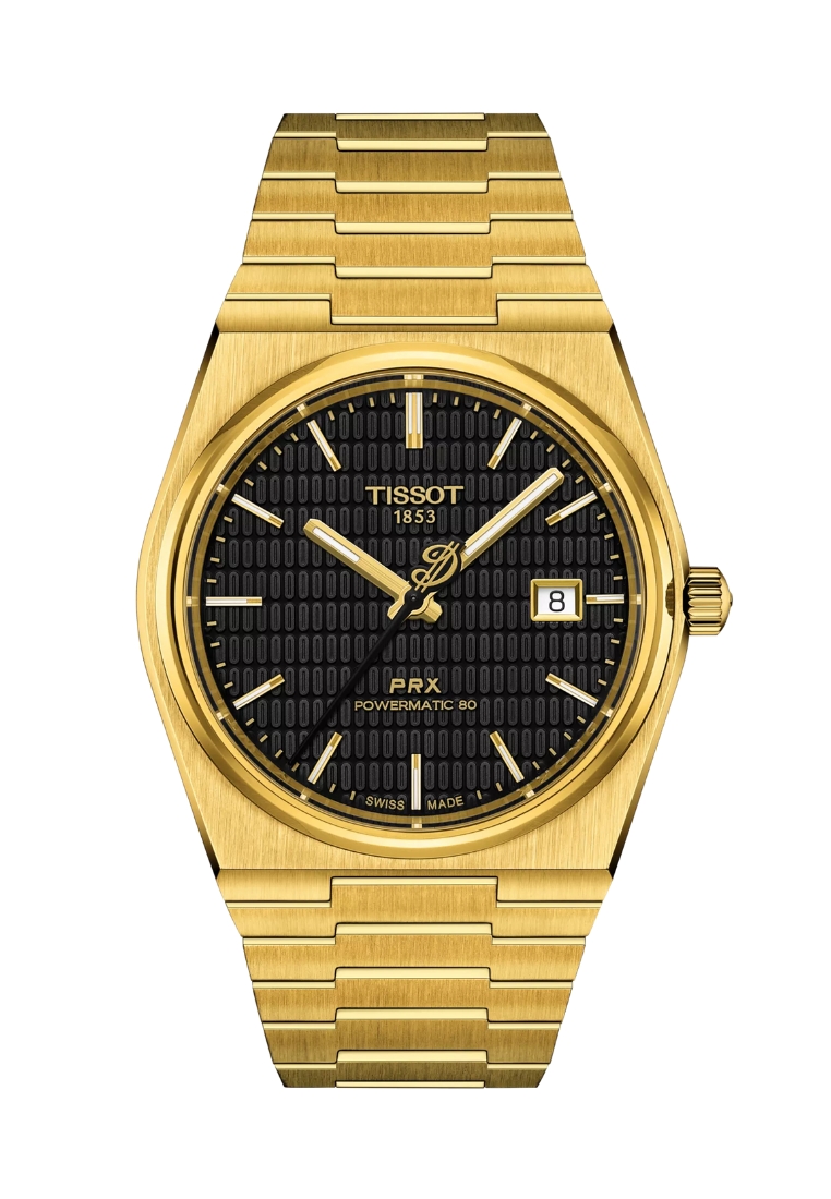 Tissot Tissot PRX Powermatic 80 40mm Damian Lillard Special Edition Gold PVD Stainless Steel Band Au