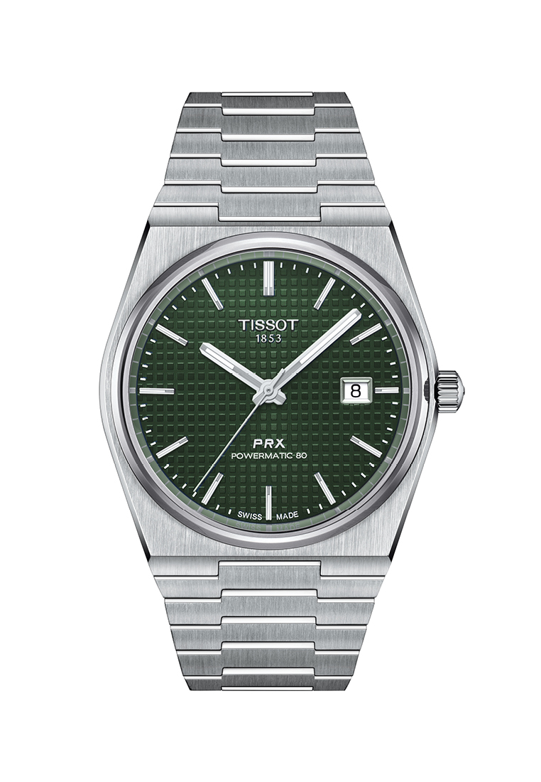 Tissot PRX 40mm - Jam Tangan Pria, Warna Putih, Nombor Model: T1374101701100