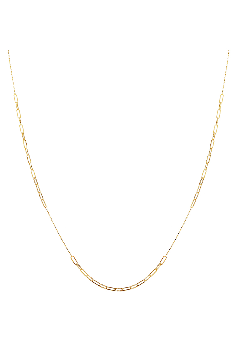 TOMEI TOMEI Gilded Chain-esque Long Necklace, Yellow Gold 916