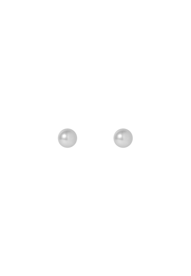 TOMEI TOMEI Akoya Pearl 6mm Earrings,Yellow Gold 750/18K
