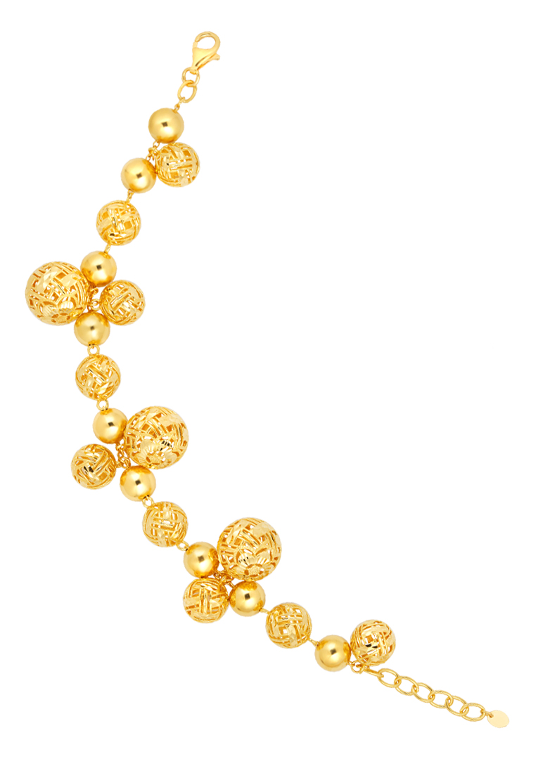 TOMEI TOMEI Bunches Of Balloons Bracelet, Yellow Gold 916/22K