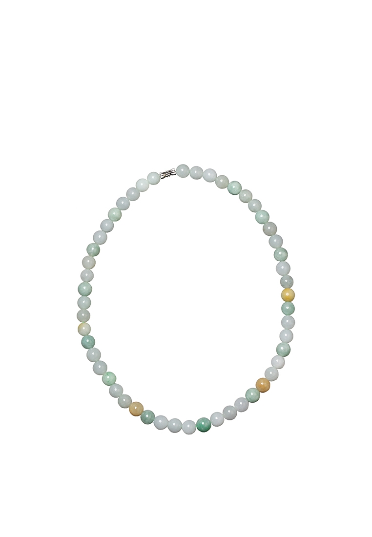 TOMEI TOMEI Palace Grace Green Jade Necklace