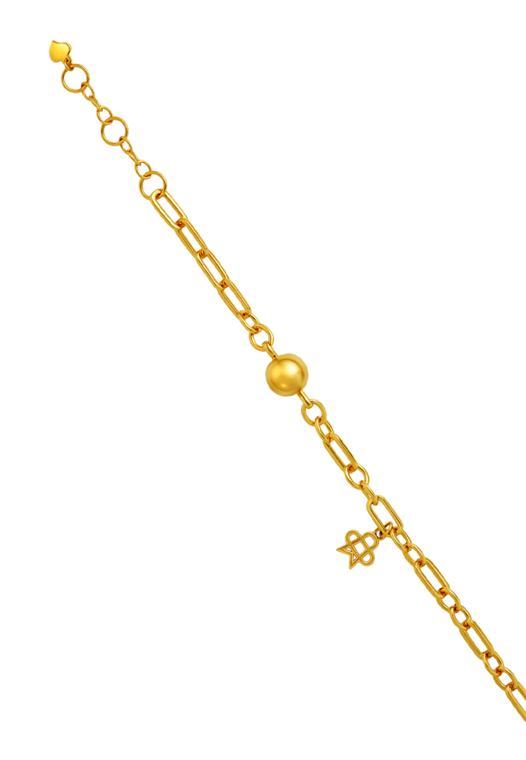 TOMEI TOMEI Knot Bracelet, Yellow Gold 999/24K