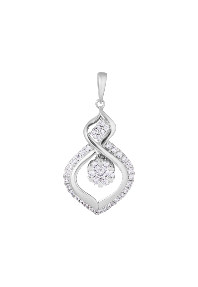 TOMEI TOMEI Diamond Pendant White Gold 750/18K