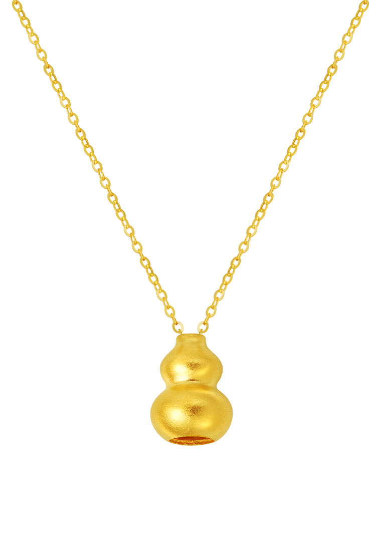 TOMEI TOMEI Antique Gold Series Gourd Necklace, Yellow Gold 999/24K