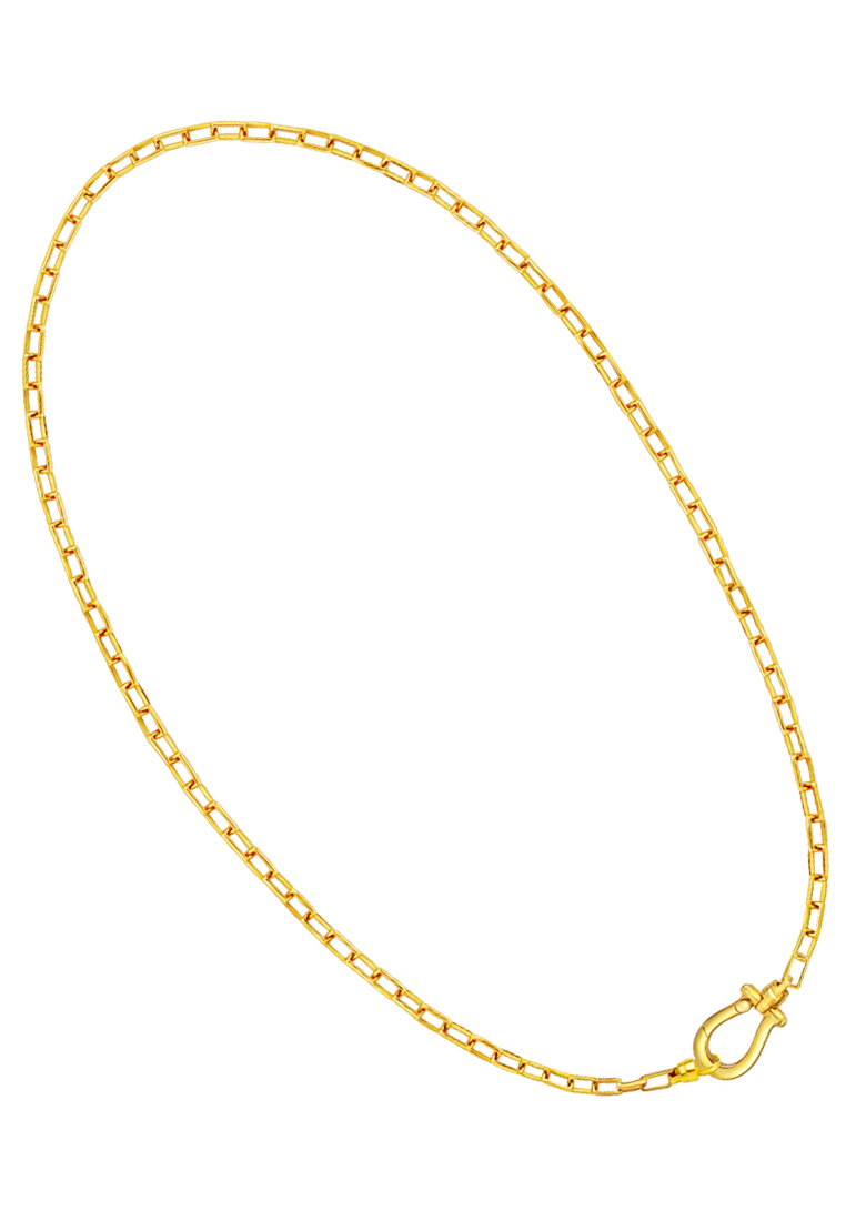 TOMEI TOMEI Horse Shoe Necklace, Yellow Gold 916/22K