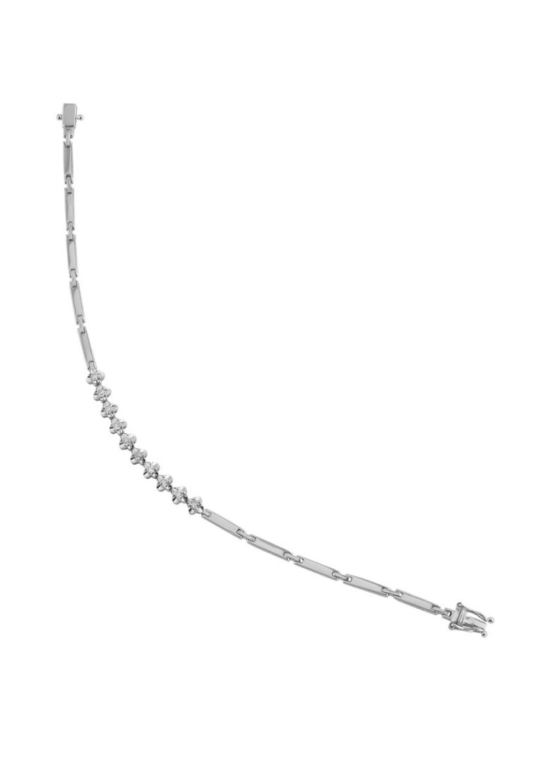 TOMEI TOMEI Bracelet, Diamond White Gold 585/14K
