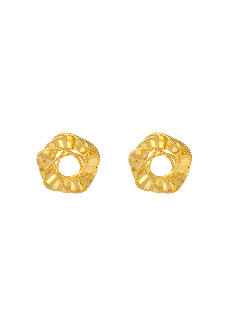 TOMEI TOMEI Earrings, Yellow Gold 916/22K