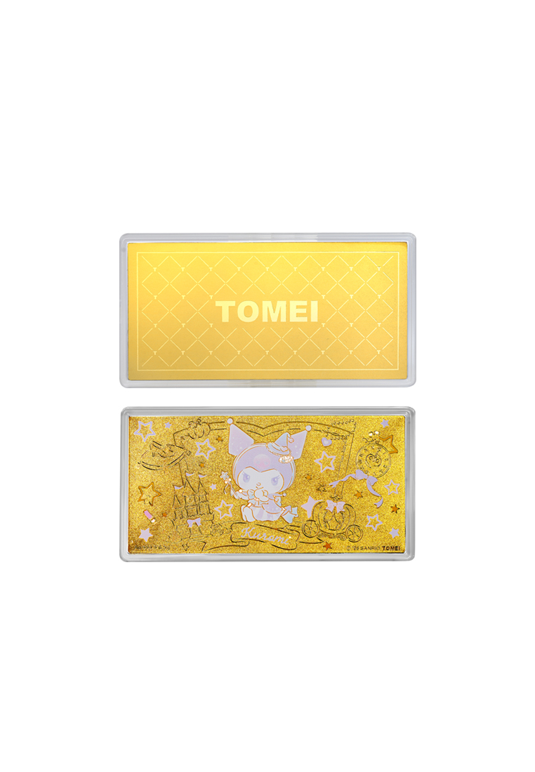 TOMEI TOMEI I Sanrio Kuromi Fairytale Gold Wafer 0.50G I Yellow Gold 9999