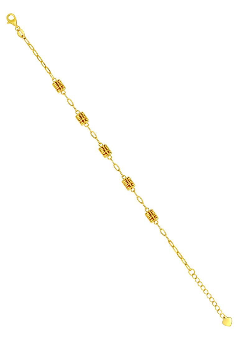 TOMEI TOMEI Abacus Bracelet, Yellow Gold 916/22K