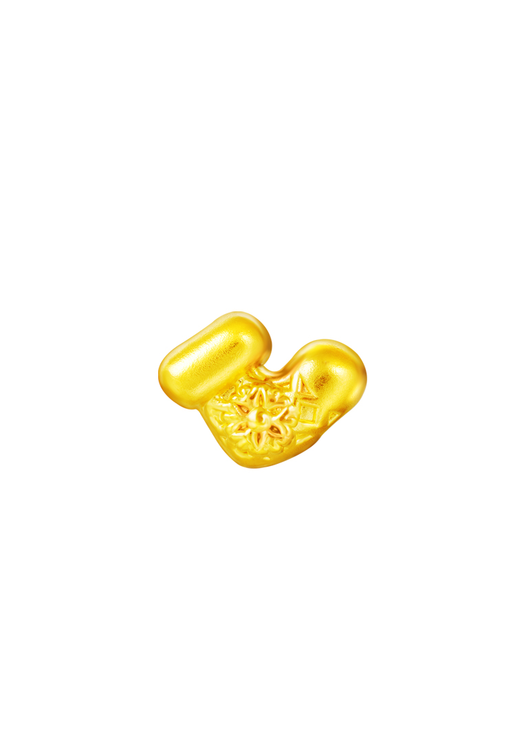 TOMEI TOMEI Sock Charm, Yellow Gold 999/24K
