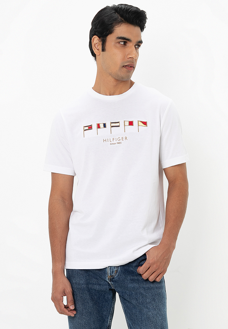 Tommy Hilfiger Hilfiger Multi Flags Tee - Tommy Mainline