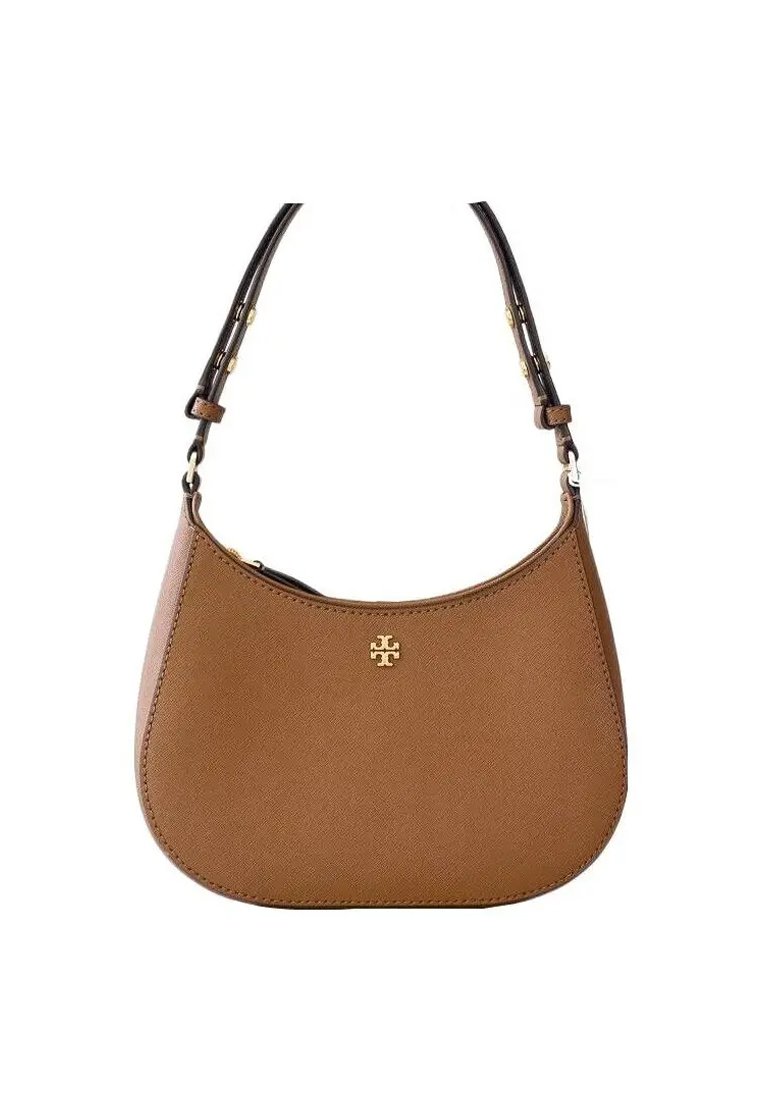 Tory Burch Women's Emerson Saffiano Leather Shoulder Bag in Brown 150258