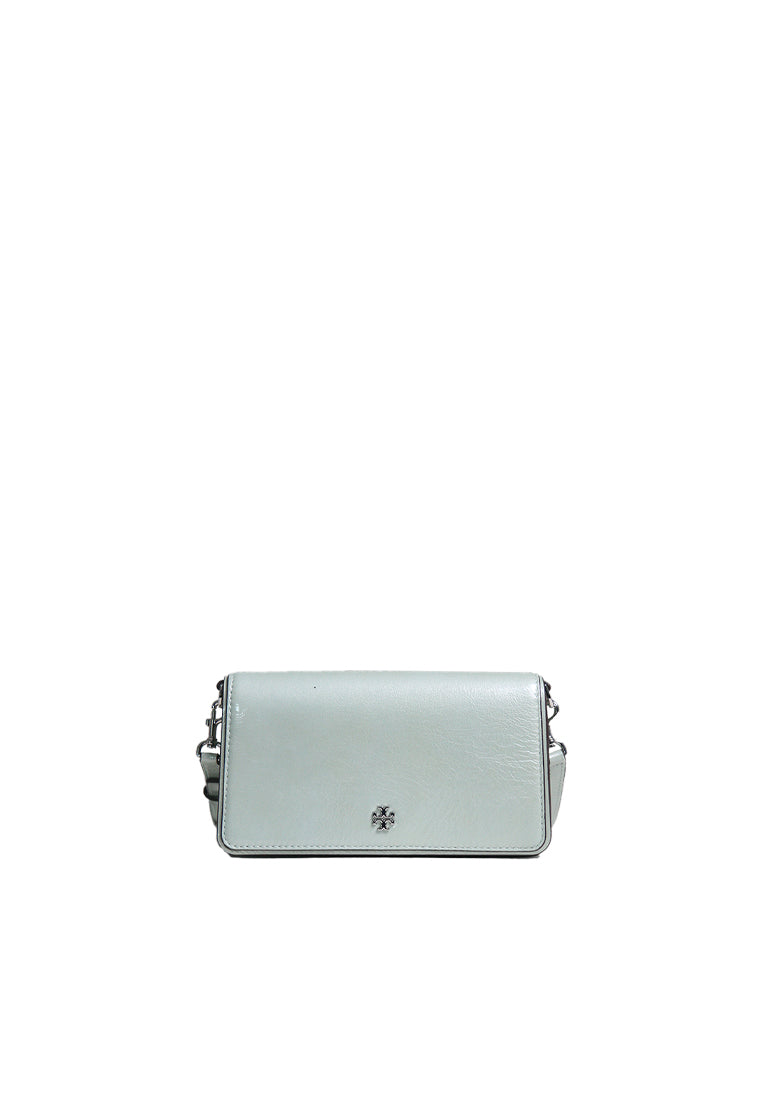 Tory Burch Tory Burch Emerson Mini Crinkle Crossbody Bag In Mint Drop 170178