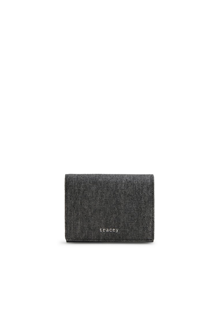 Tracey Tracey Denim Textured Bifold Short Wallet