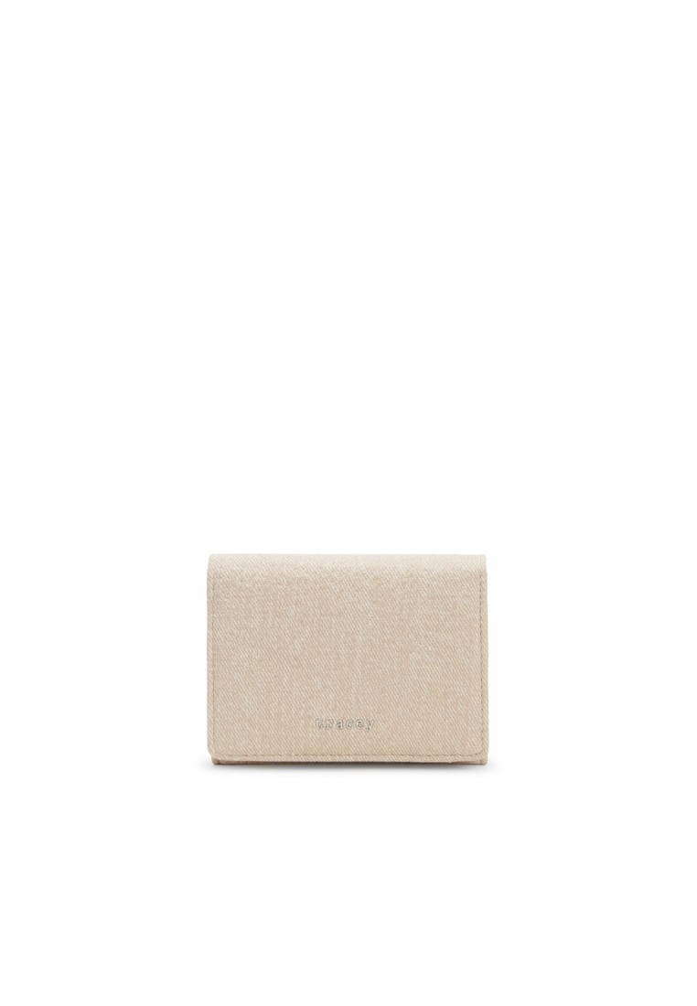 Tracey Tracey Denim Textured Bifold Short Wallet