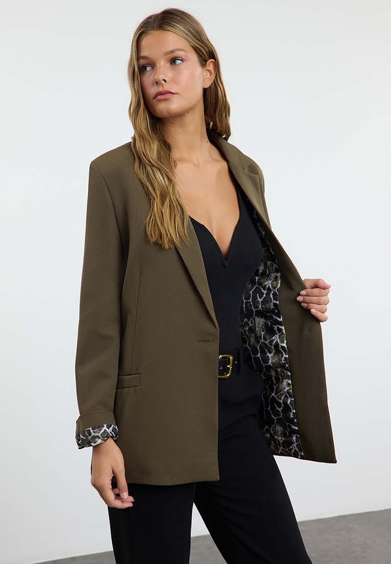 Trendyol Printed Lining Blazer Jacket