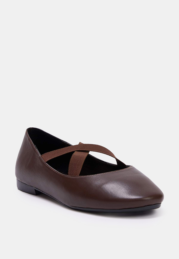 Trendyol Cross Band Detailed Ballerina Shoes