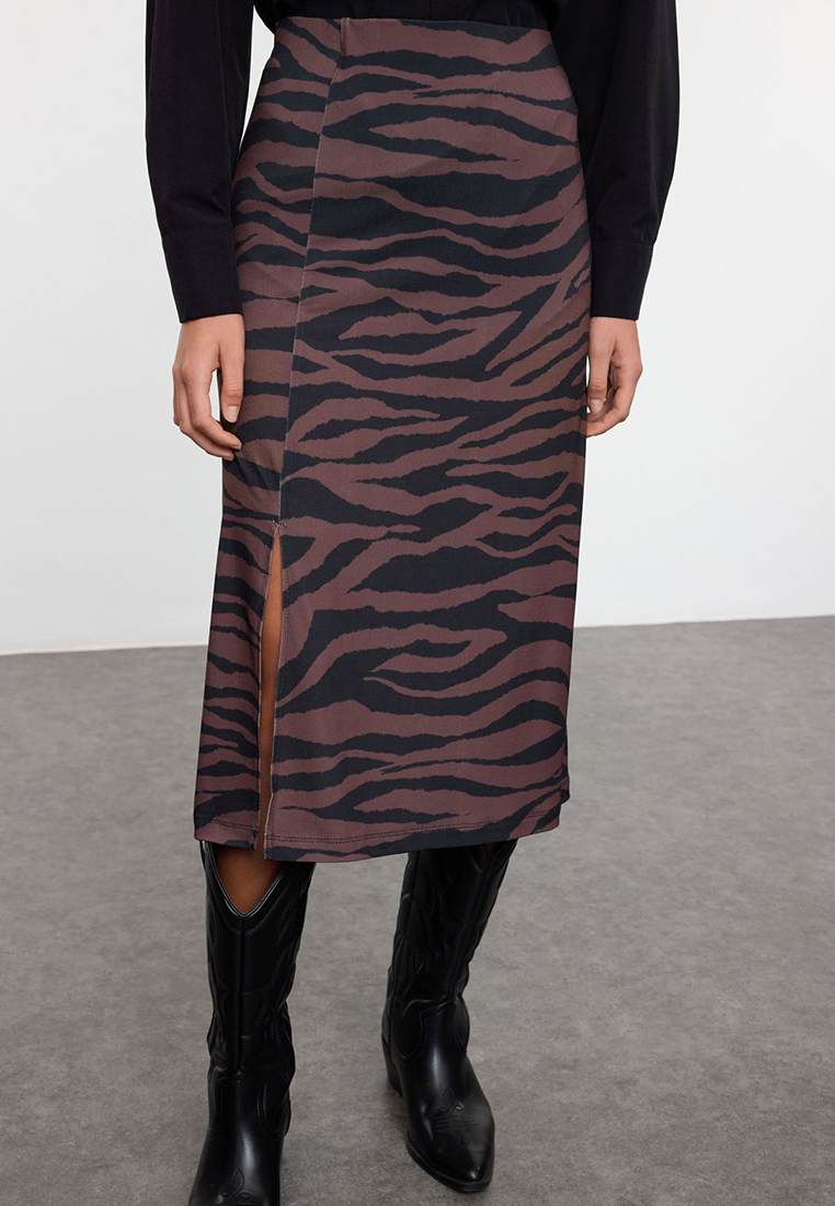 Trendyol Zebra Pattern Skirt