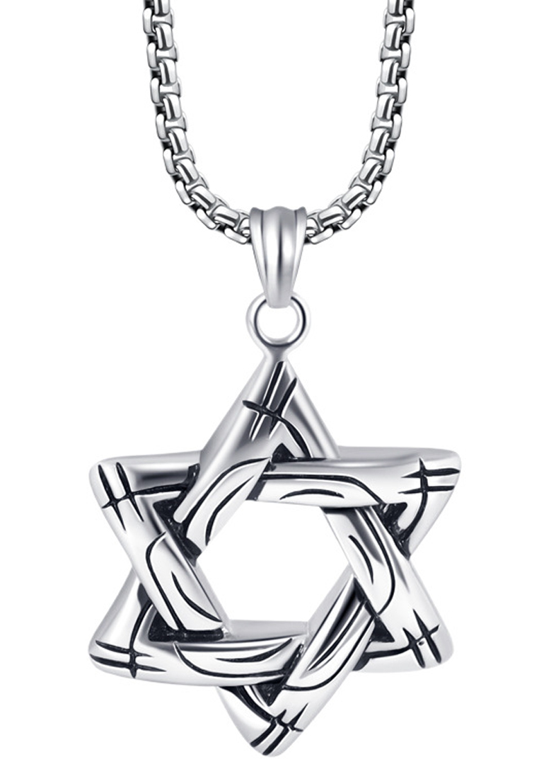 Trendyshop Six Angles Star Pendants Necklace