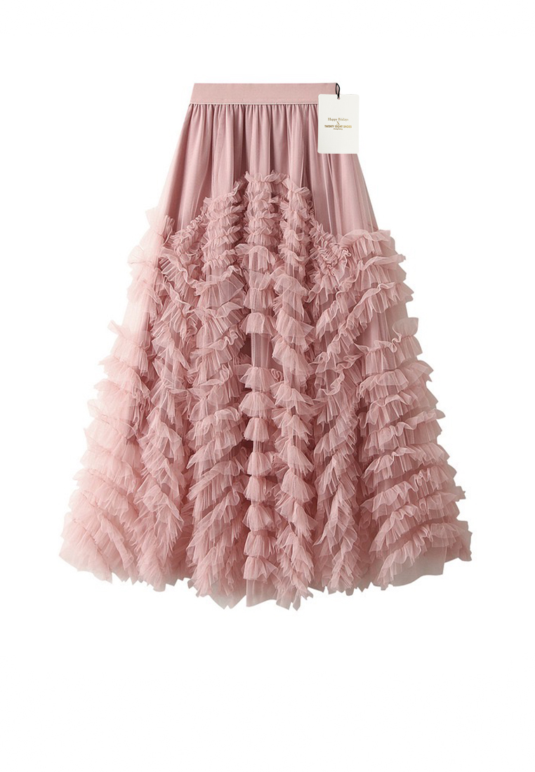 Twenty Eight Shoes Design Sense Mesh Cake Skirt AF1380