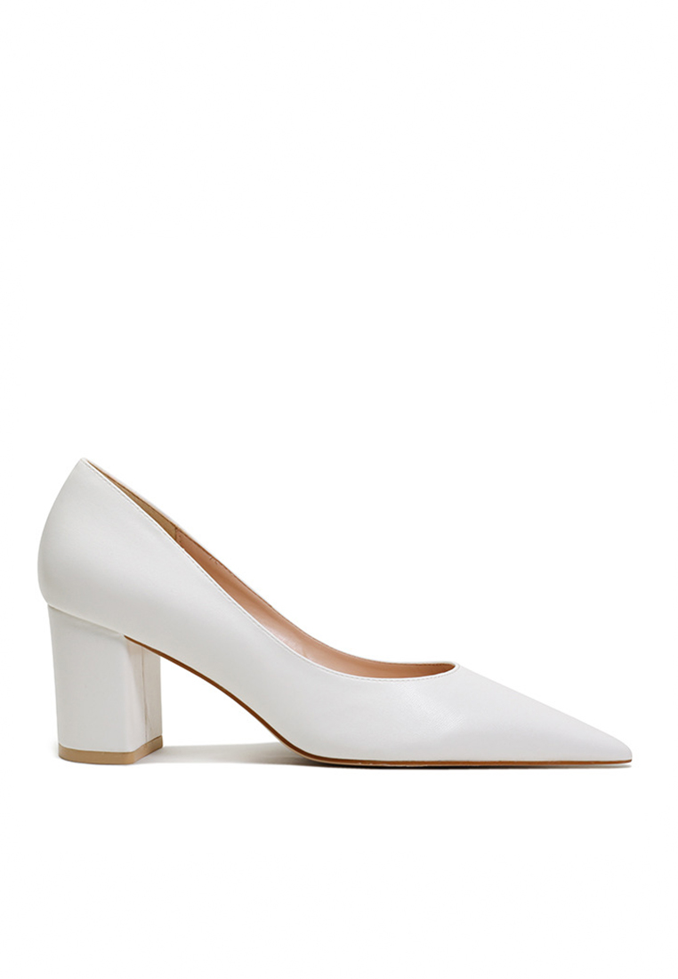 Twenty Eight Shoes 6CM Pointed Faux Patent Block Heels Shoes HZL260