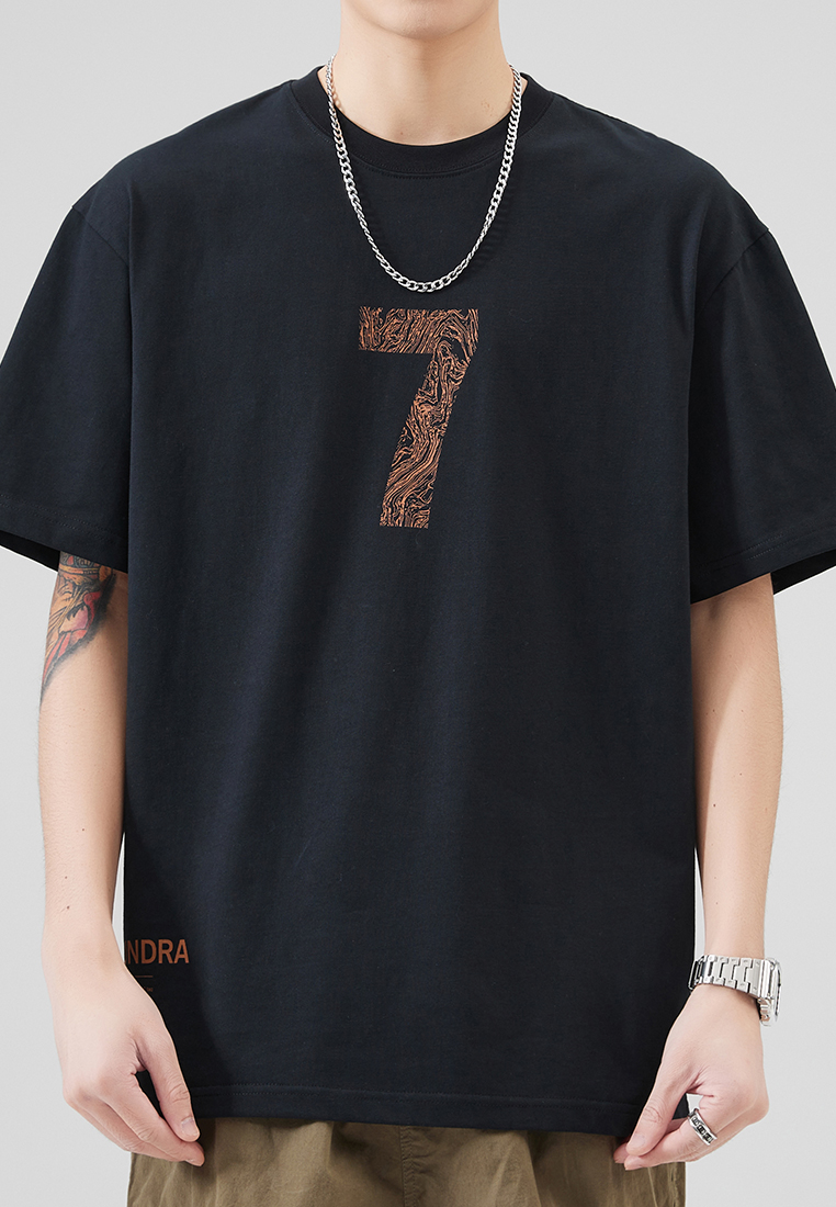 Twenty Eight Shoes Number Printed Short Sleeve T-Shirt AY-D5512