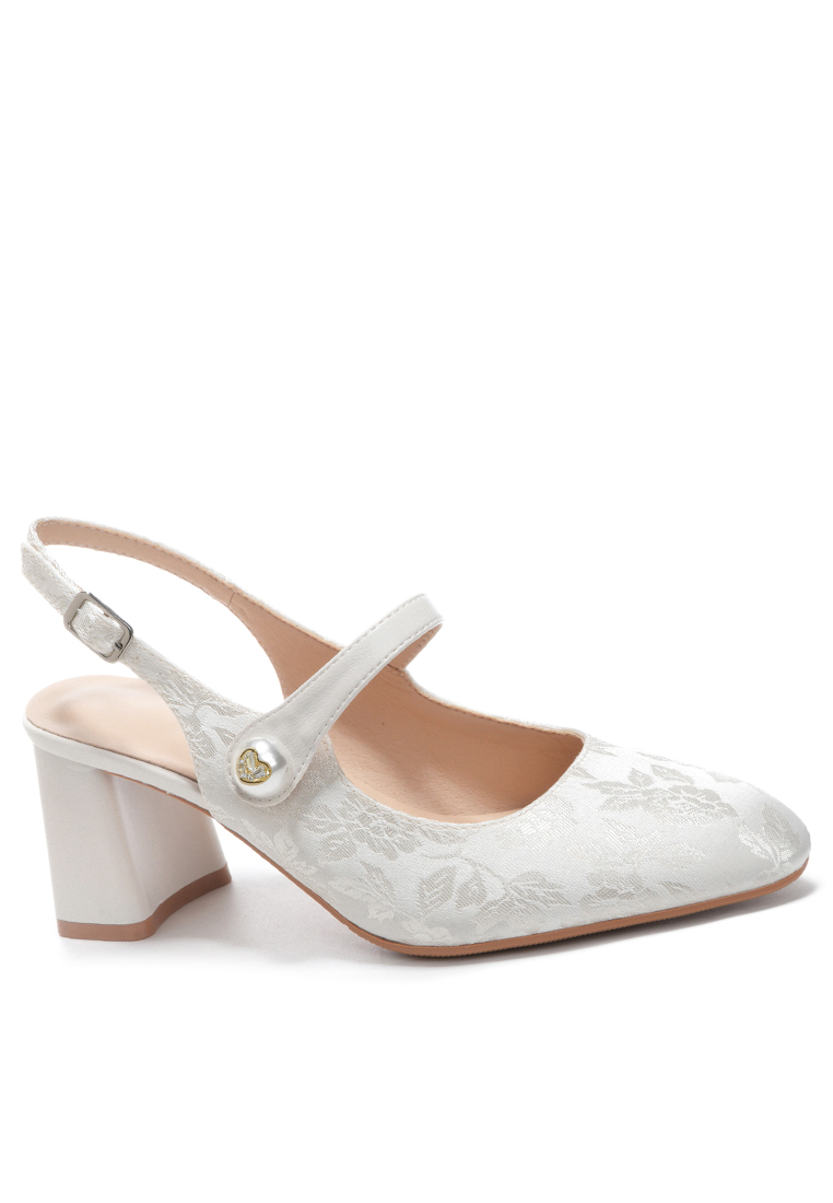 Twenty Eight Shoes 6CM Cotton Print Slingback High Heel BY664-39