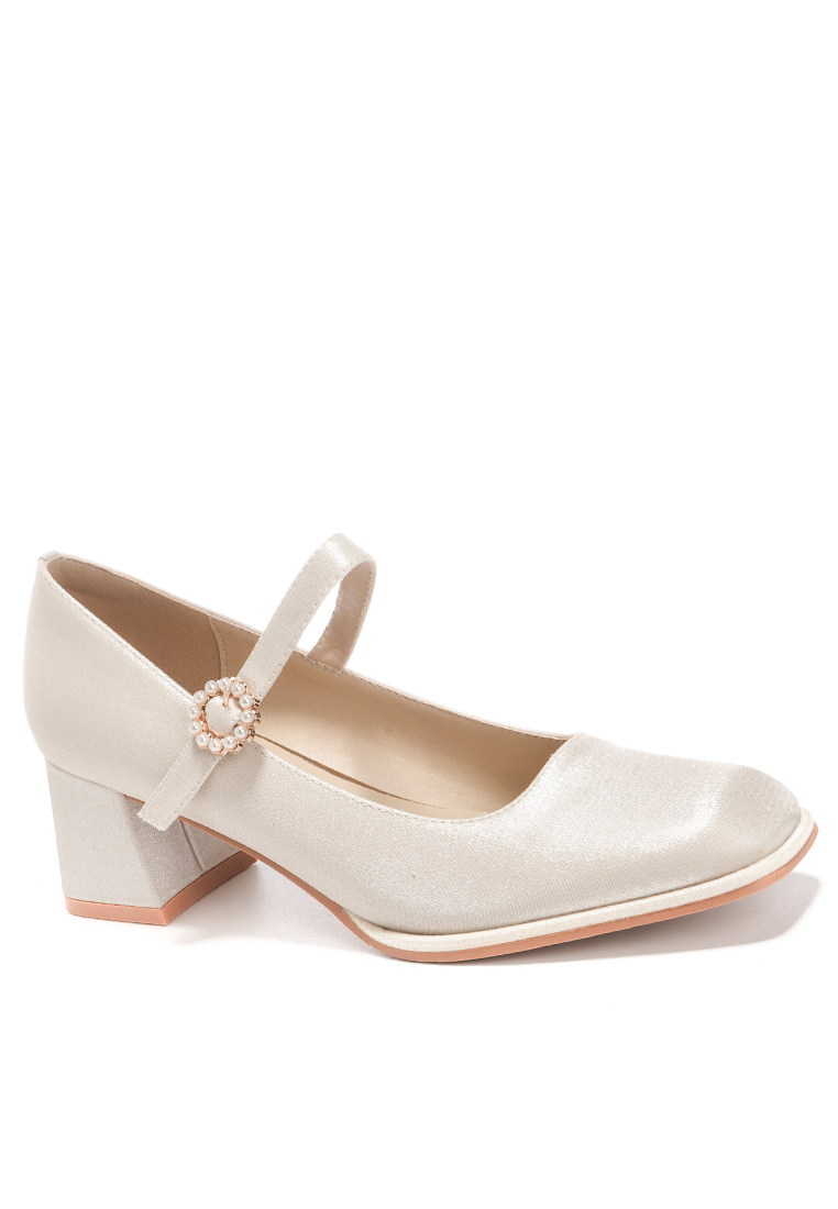 Twenty Eight Shoes 5CM Square Toe Satin Mary Jane Shoes BY599-35