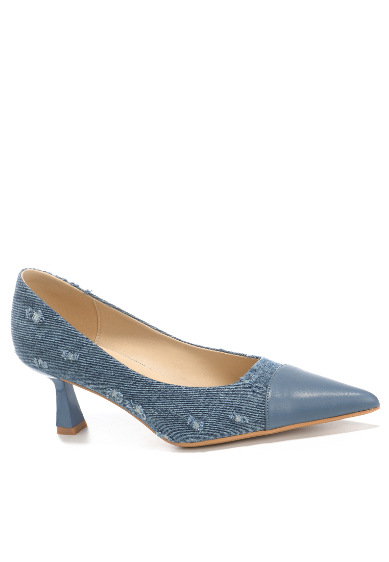 Twenty Eight Shoes 5CM Pointed Denim Pumps BY360-32