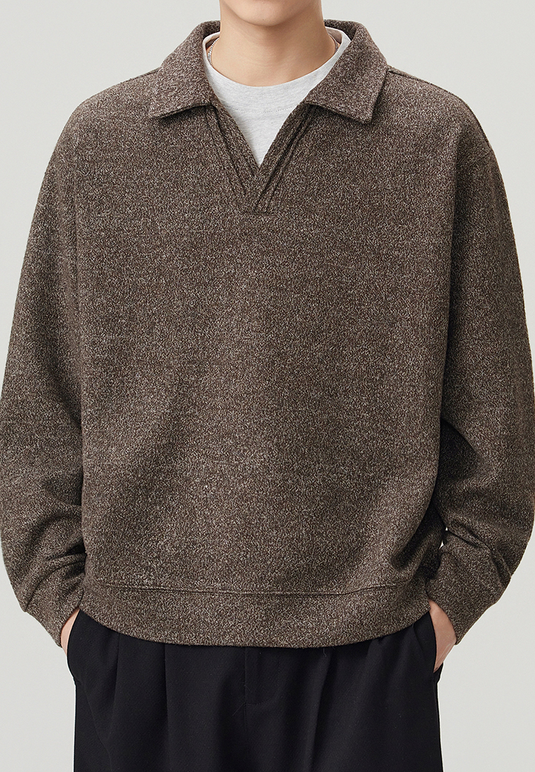 Twenty Eight Shoes Relaxed Fit Knit Polo Shirt AY-D7956