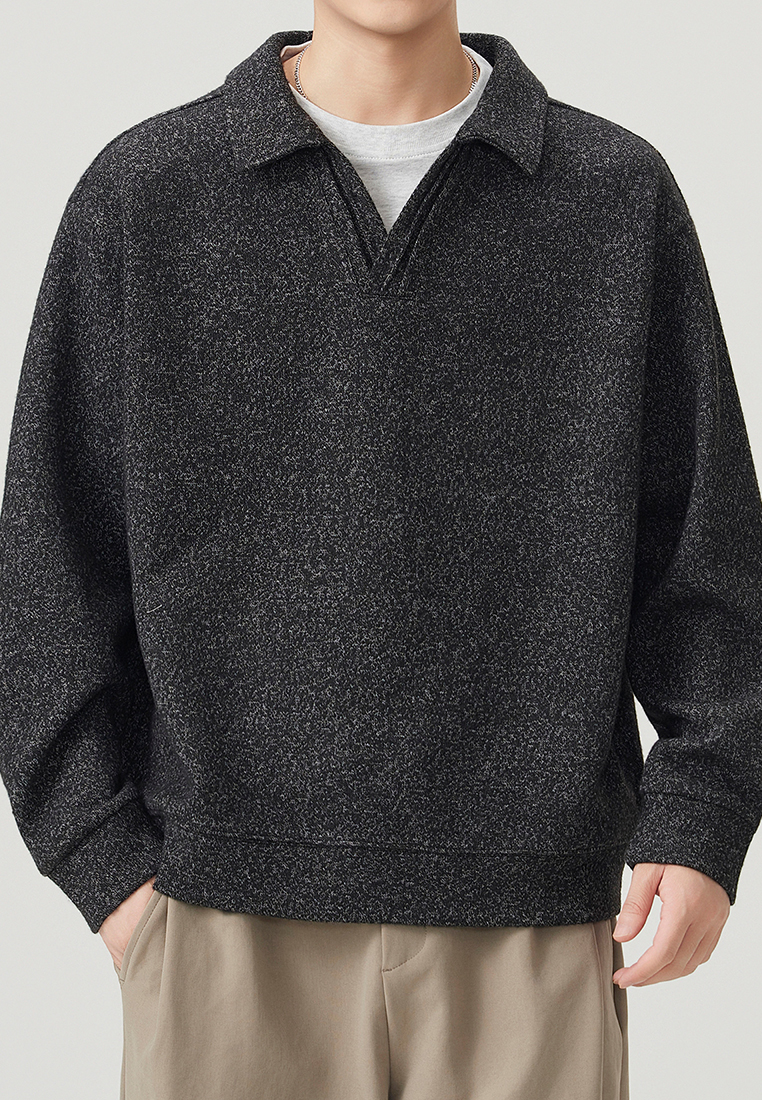 Twenty Eight Shoes Relaxed Fit Knit Polo Shirt AY-D7956